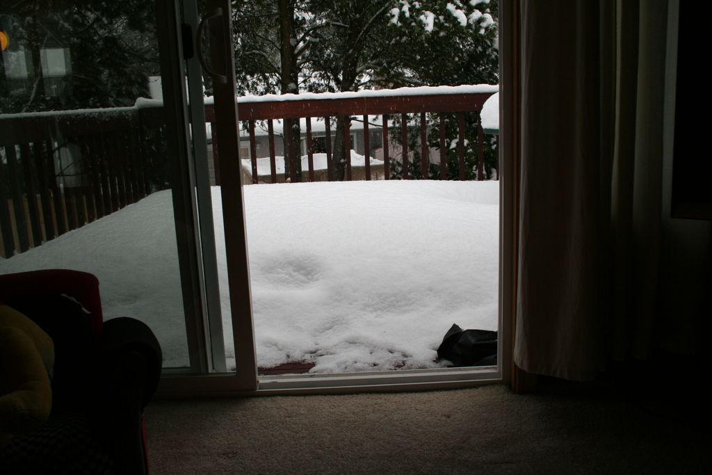 Deck and Snow